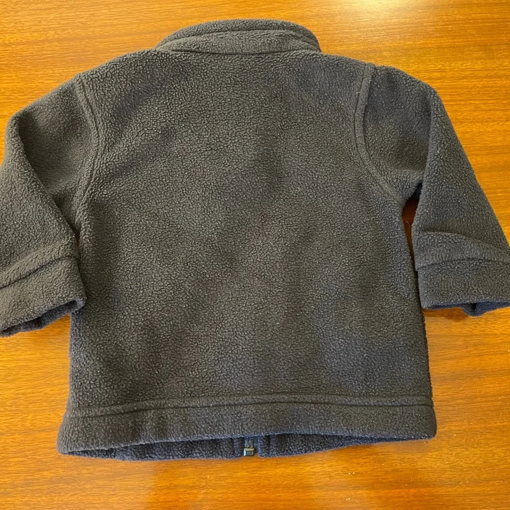 Black Columbia Fleece, 6-12 mos - Picture 2 of 3